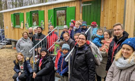 Neues Zuhause: Bauwagen für Waldgruppe der Kita Römerlager