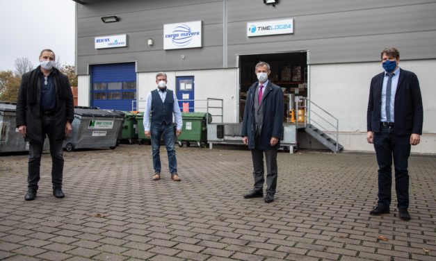 Oberbürgermeister Udo Bausch besucht die Cargo Movers GmbH