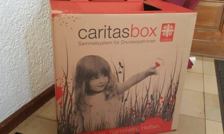 Caritas Druckerpatronensammelbox ab sofort im Rathaus Nierstein