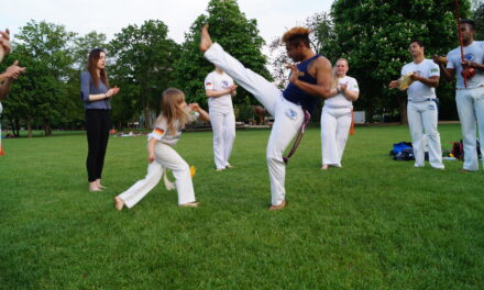 <span class="entry-title-primary">Capoeira-Workshop im Volkspark</span> <span class="entry-subtitle">Die Hohe Kunst und Schule des brasilianischen Nationalsportes</span>