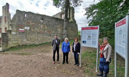 Burgruine: Touristische Aufwertung dank neuer Infotafeln