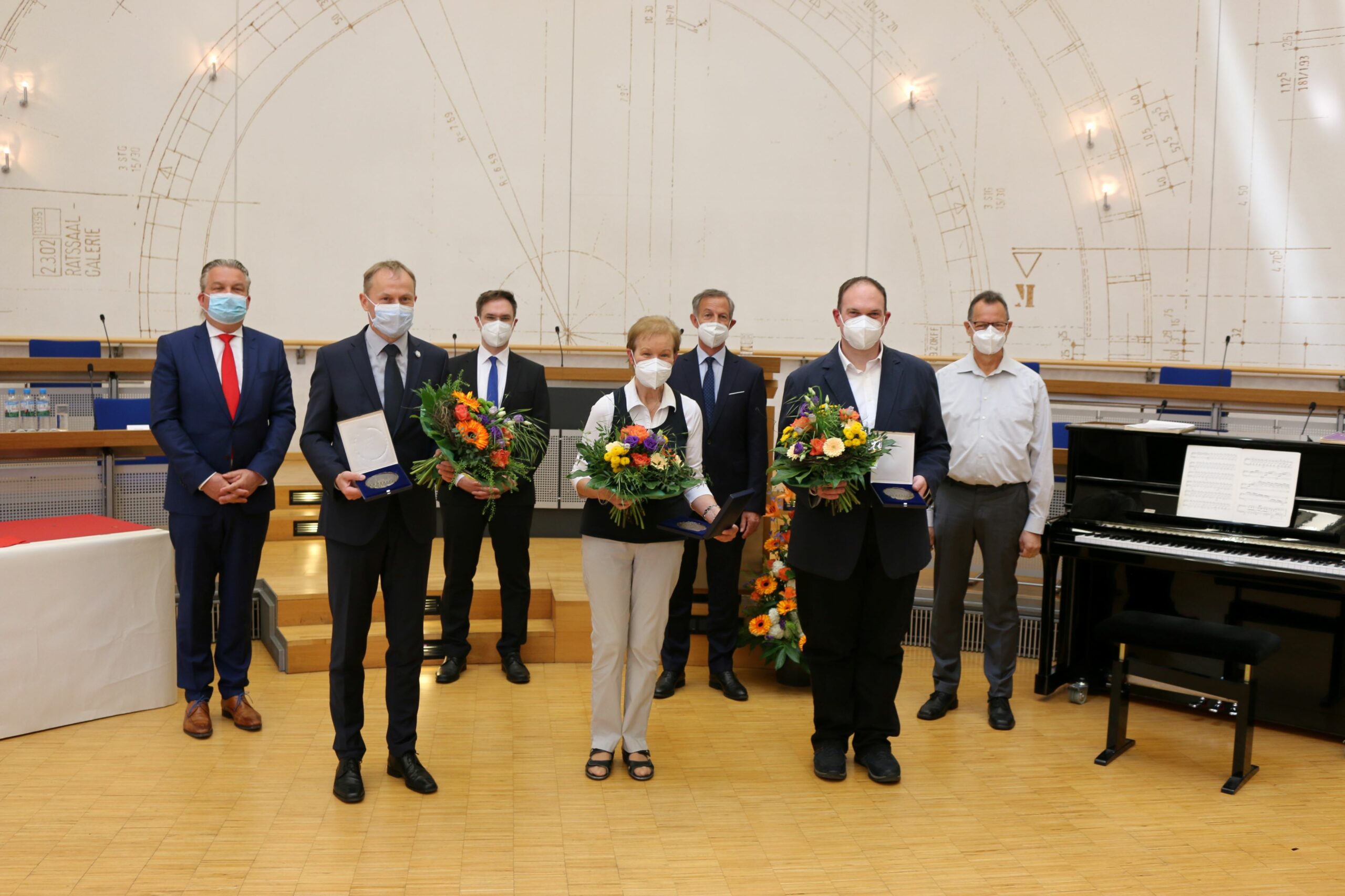 Verleihung der Verdienstplakette