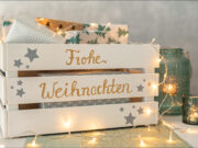 Edle Geschenkkisten für die Bescherung Weihnachtsbastelei
