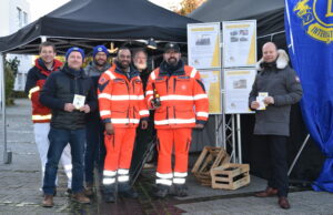 Impfen und Informieren – der Lions Club auf dem Hochheimer Wochenmarkt