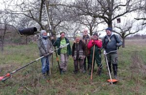 BUND Flörsheim: Erster Arbeitseinsatz im neuen Jahr