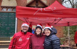 Spenden-Nikolauslauf des ALV – Übergabe der Spende an das MädchenHaus Mainz