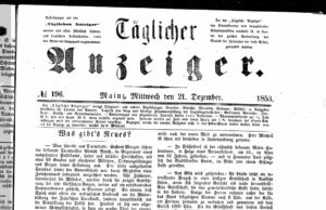 In alten Zeitungen stöbern