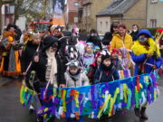 Hexemer Kinner mit viel Spass uff de Gass