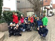 Erster Spaziergang der „Nieder-Olmer Geschichtsspatzen“