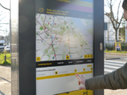Digitale Infos für Fahrgäste an den Haltestellen