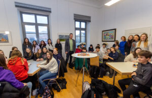Jugendlicher Besuch in der IGS Nieder-Olm aus der Partnerstadt Bussolengo