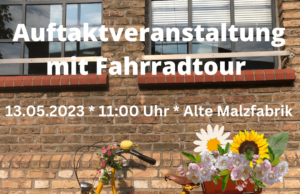 STADTRADELN – Auftaktveranstaltung am 13.05.2023 mit anschließender Radtour