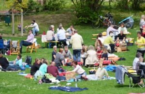 Gemütlichkeit und Weingenießen – beide Dinge gehören zusammen Event Bodenheimer Weinpicknick im Park