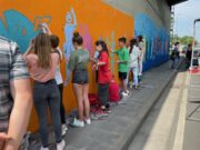 Unterführung strahlt in neuem Glanz Laubenheimer Jugendliche verschönern den Ort