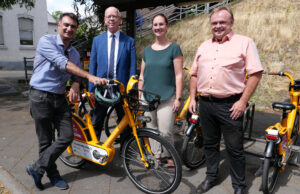 Fahrradvermietsystem MVGmeinRad nun auch in Bischofsheim Mit Bahn und Bike durch den Kreis