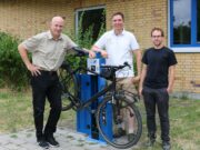 Neue Fahrrad-Reparaturstation an der Max-Planck-Schule