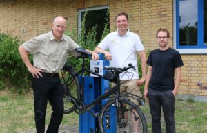 Neue Fahrrad-Reparaturstation an der Max-Planck-Schule