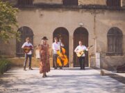 Gipsy `n` Roll Chansons mit der Band Nid de Poule Musik Gartenkonzert im Museumsgarten Guntersblum am 14. Juli 2023 - 20 Uhr