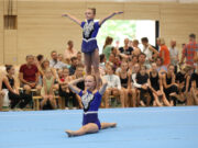 Volles Haus in der Sporthalle im Oberstadt-Gymnasium Nachwuchsturnier des SAV Laubenheim war gut besucht