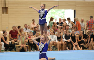 Volles Haus in der Sporthalle im Oberstadt-Gymnasium Nachwuchsturnier des SAV Laubenheim war gut besucht