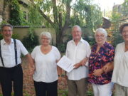 Sommerfest der Germanen mit Würdigung dreier Mitglieder für langjährige Vereinsaktivität