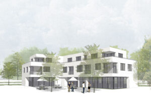 Es ist vollbracht Ortsbild >>> Nackenheimer Marktplatz vor der Vollendung