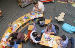 Origami-Workshop in der Bücherei