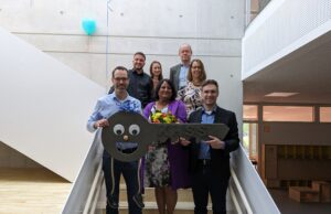 Schlüsselübergabe in der Kita Hans-Sachs-Straße