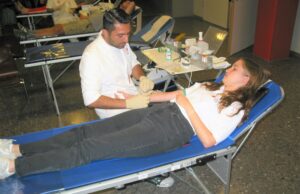 127 Spendenwillige, 20 Erstspender! Blutspende des DRK Hochheim am 15.09.2023