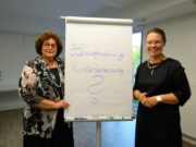 In Sachen Kinderbetreuung gibt es viel zu tun Bretzenheimer Gespräche: Ortsvorsteherin Claudia Siebner diskutierte mit Regine Schuster vom Paritätischen.
