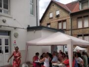 Aktionstag der Starck-Stiftung und Grillfest der Sozialstation Heilig Geist Raum für Tagesbetreuung der Sozialstation verschönert und bereit für neue Gäste