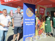 “Kauf eins mehr, dann bleiben keine Mägen leer” Soziales >>> Spendenaktion des Rotary Club Mainz Aurea Moguntia und des Brotkorbs