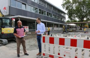 Sanierung und barrierefreie Umgestaltung der Wegeflächen im Einkaufszentrum Königstädten