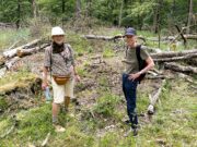 Ausnahmsweise zu zweit: Wilma wandert mit Bengt Fosshag zum Lindensee