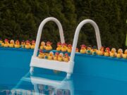 Kreis weist auf korrekte Entsorgung hin Poolwasser ist Abwasser