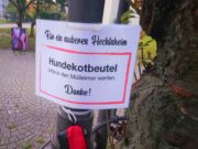 Für ein sauberes Hechtsheim SPD Hechtsheim stiftet Spender mit Hundekotbeuteln