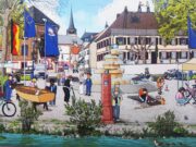 Das Flörsheimer Mainufer im Wimmelbuch