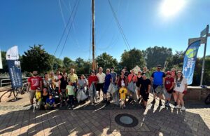 Sauber gemacht, Nackenheim RhineCleanUp 2023 - Wir machen das Rheinufer sauber!