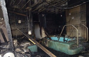 Brandschaden Hallenbad Kostheim