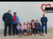 Bitte Platz zu nehmen Gute Tat Sitzbank Spende der AWO-Dienheim