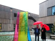 Die Welt in anderen Farben sehen Buntes „Tipi“ schafft Verbindung zwischen Bürgerhaus und Kita