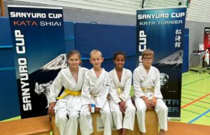 Junge Ginsheimer Karate-Talente ganz groß!