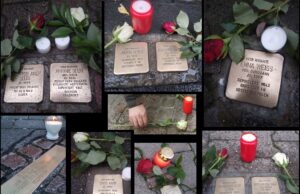 Stolpersteine gereinigt SPD Hechtsheim aktiv
