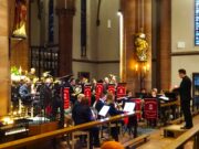 Feierliche Töne im Rheinhessendom Konzert des Blasorchesters der Feuerwehr Gonsenheim in St. Stephan