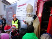 Der Nikolaus war der Stargast 26. Hechtsheimer Weihnachtsmarkt lockte an den Lindenplatz