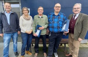 Norbert Proske und Rolf-Rainer Ickler verabschiedet