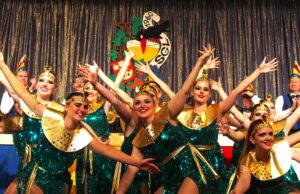 Die Schwarzen Gesellen sind bunt! Der Verein feierte in Laubenheim seine bunte Version der Fastnacht