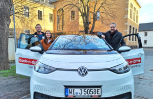 Neues E-Carsharing-Auto erweitert book-n-drive-Flotte in Ginsheim-Gustavsburg