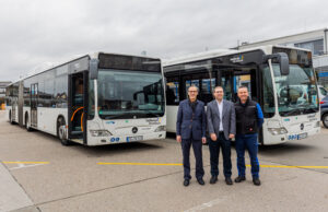 Ende einer Ära im Busdepot Stadtwerke Rüsselsheim trennen sich von ihren letzten Erdgasfahrzeugen