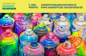 Graffiti-Workshop geht in die dritte Runde: Jugendhaus Bischofsheim wird zur Leinwand